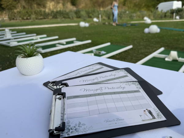 Minigolf pálya bérlés céges rendezvényekre, esküvőkre, csapatépítőkre vagy családi rendezvényekre. Szórakoztató program minden korosztálynak, beltéren és kültéren egyaránt! A minigolf nem igényel előzetes tapasztalatot, könnyen elsajátítható, így kiváló aktivitás bármilyen rendezvényre.