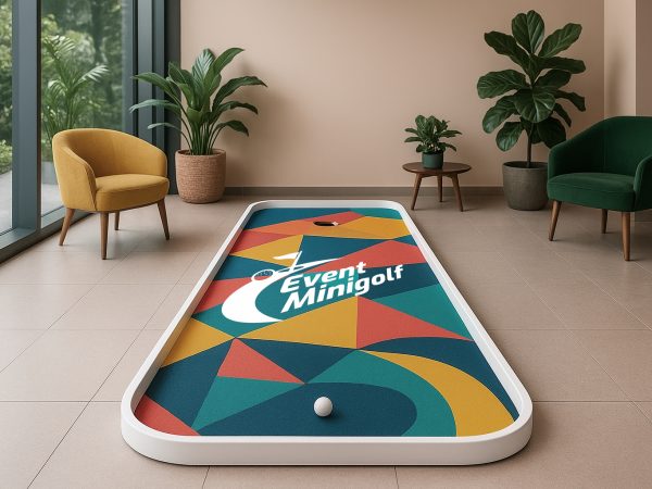 Bérelhető mobil minigolf pálya céges rendezvényekre, esküvőkre, csapatépítőkre vagy családi rendezvényekre. Szórakoztató program minden korosztálynak, beltéren és kültéren egyaránt!